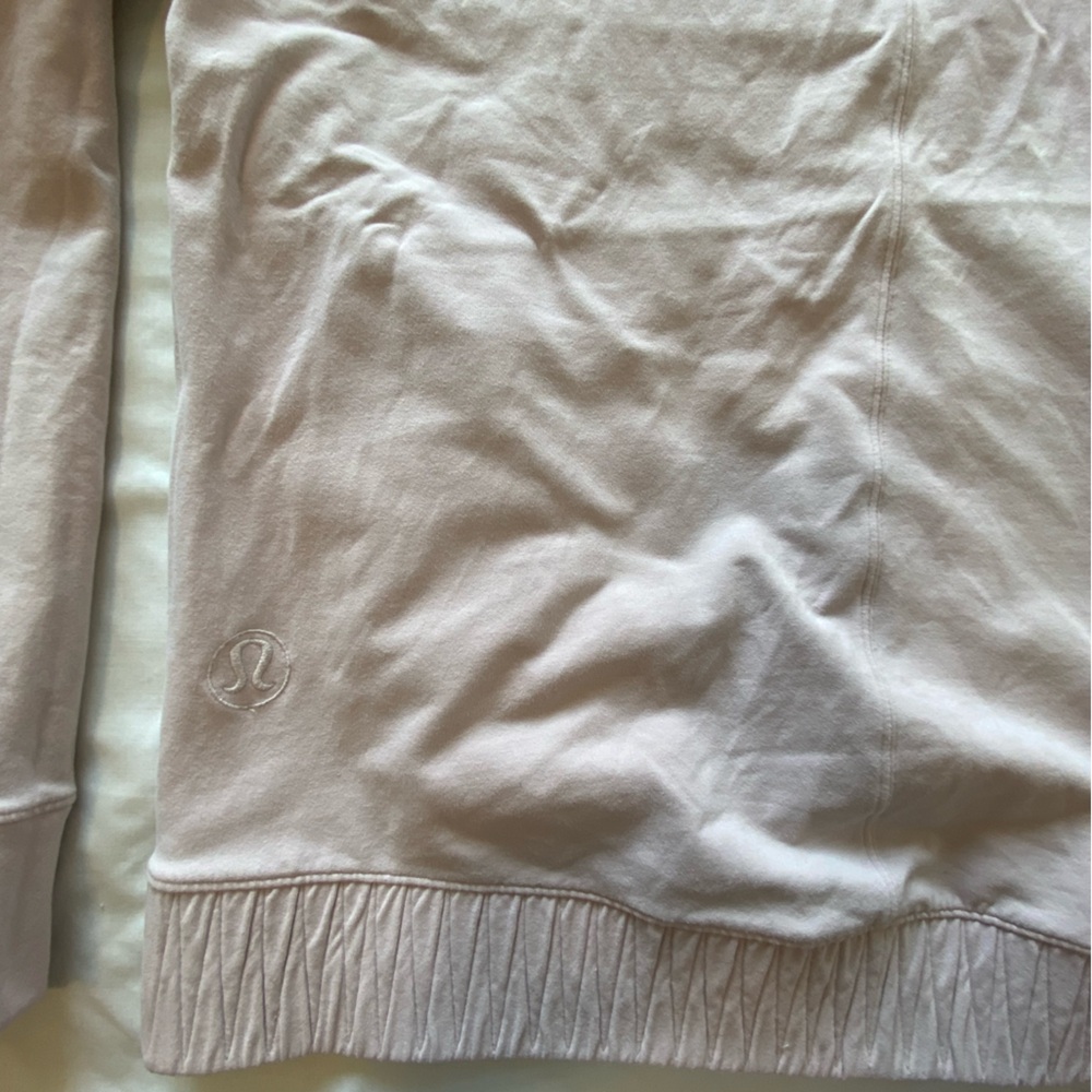 Lululemon Rest Less Pullover Porcelain Pink 12 - Picture 8 of 10